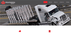 Desktop Screenshot of pentagonlogistics.ca